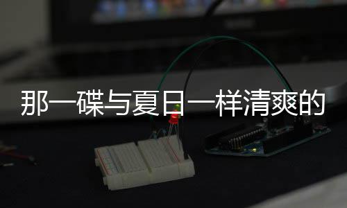 凉拌夏日清爽那一一样碟与的小藕片菜酸辣